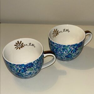 Lilly Pulitzer floral Mugs